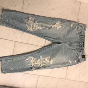 Abercrombie Ankle High Rise GF jeans size 30
